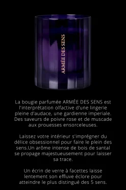 Maison Close Armée des SensBougie d'ambiance notes Orientales