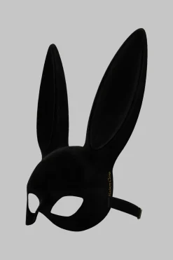 Maison Close BunnyMasque lapin velours avec pompon