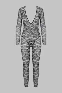 Maison Close FlashbackCatsuit manches longues Col V