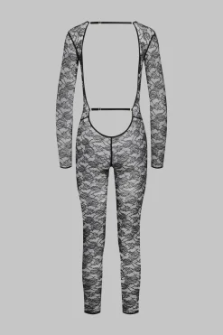Maison Close FlashbackCatsuit manches longues Col V