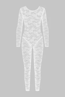 Maison Close FlashbackCatsuit manches longues dos ouvert
