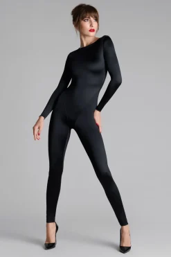 Maison Close French KissCatsuit dos ouvert manches longues