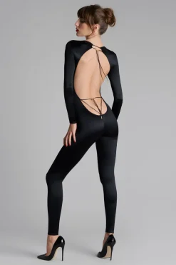 Maison Close French KissCatsuit dos ouvert manches longues