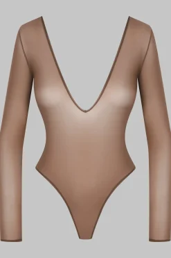 Maison Close French Kiss LightBody string dos ouvert manches longues