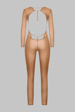 Maison Close French Kiss LightCatsuit dos ouvert manches longues