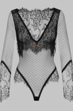 Maison Close Inspiration DivineBody string voile dentelle