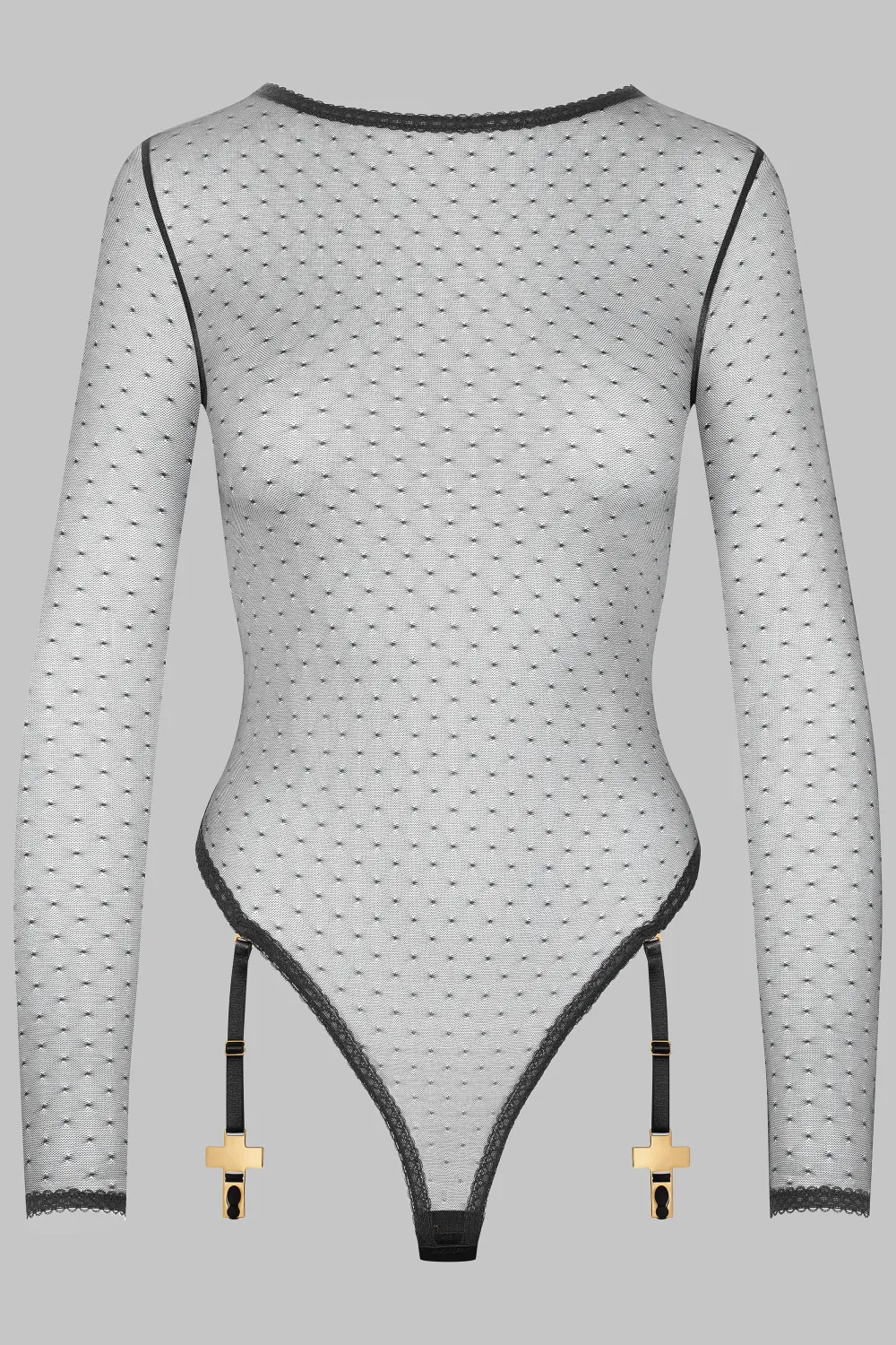 Maison Close Inspiration DivineBodystring plumetis porte-jarretelles