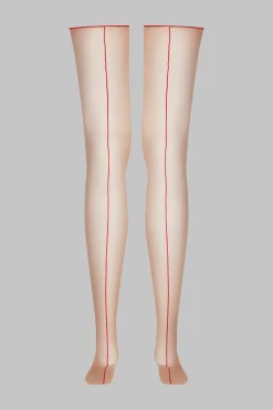 Maison Close LegwearBas coupés roulés couture 20D