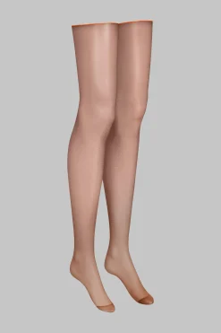 Maison Close LegwearBas coupés roulés couture fluo 20D