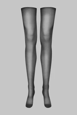 Maison Close LegwearBas coupés roulés coutures côtés 20D