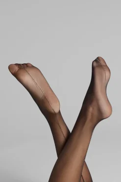 Maison Close LegwearBas coupés roulés couture Lurex 20D - /Or