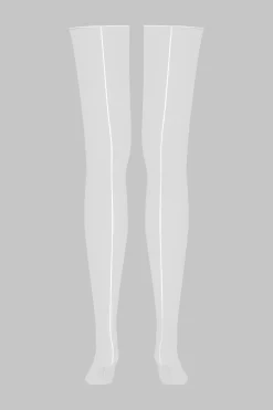 Maison Close LegwearBas coupés roulés double couture 10D