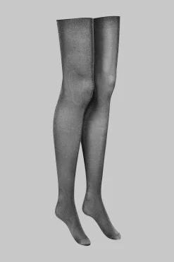 Maison Close LegwearBas coupés roulés Lurex 20D