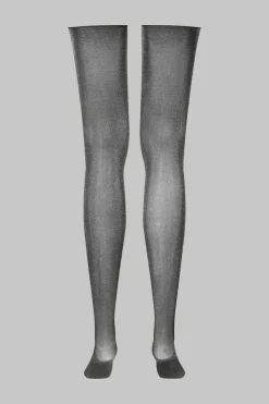 Maison Close LegwearBas coupés roulés Lurex 20D