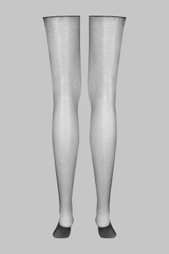 Maison Close LegwearBas coupés roulés résille