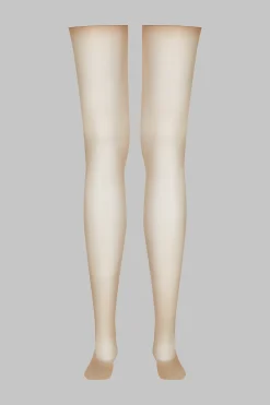 Maison Close LegwearBas coupés roulés voile soyeux 20D -