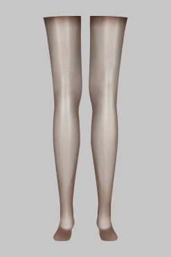Maison Close LegwearBas coupés roulés voile soyeux 20D -