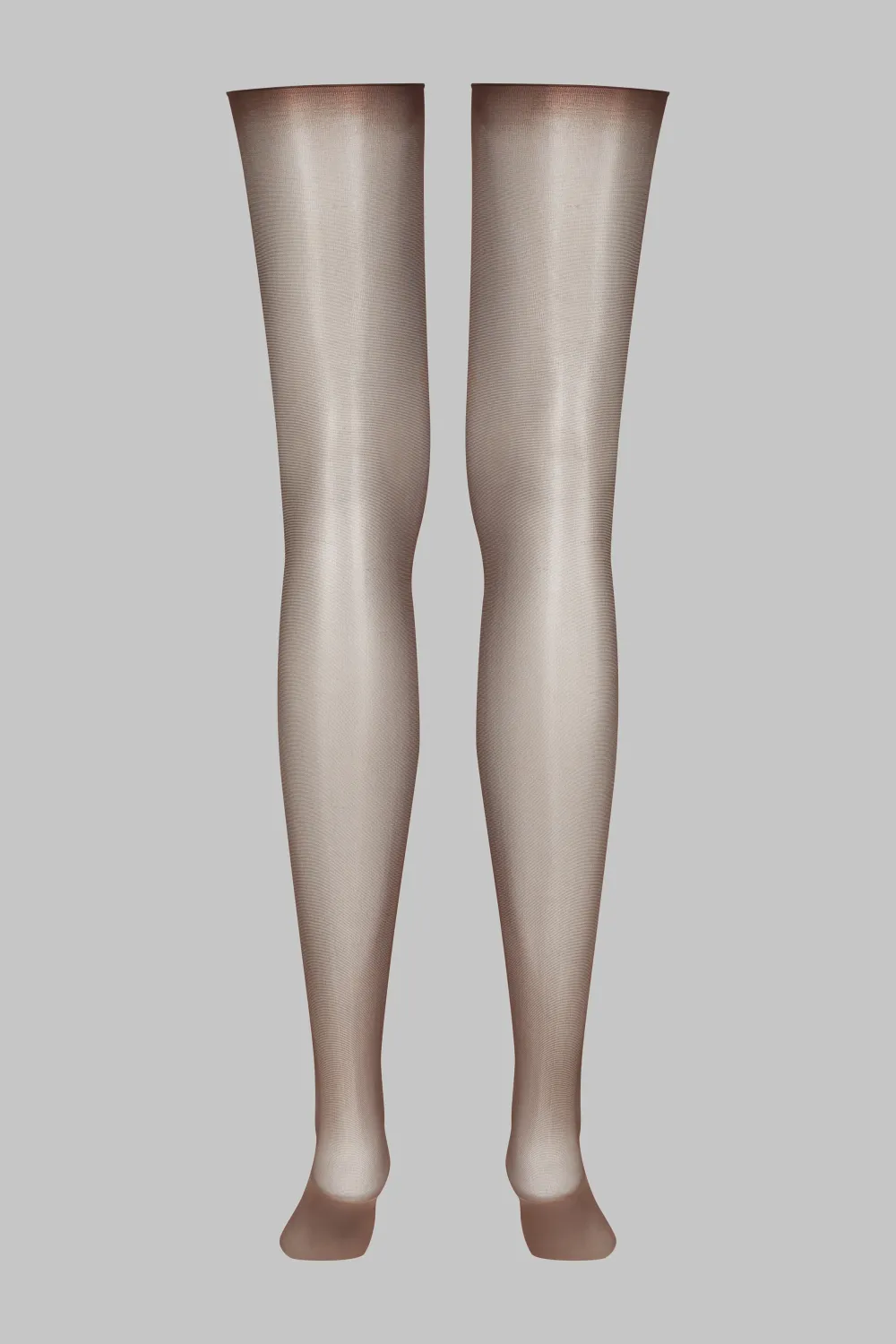 Maison Close LegwearBas coupés roulés voile soyeux 20D -