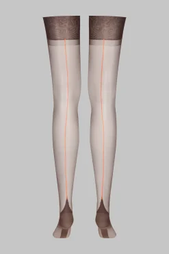 Maison Close LegwearBas nylon authentique couture fluo 15D