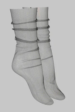 Maison Close LegwearChaussettes pois Or