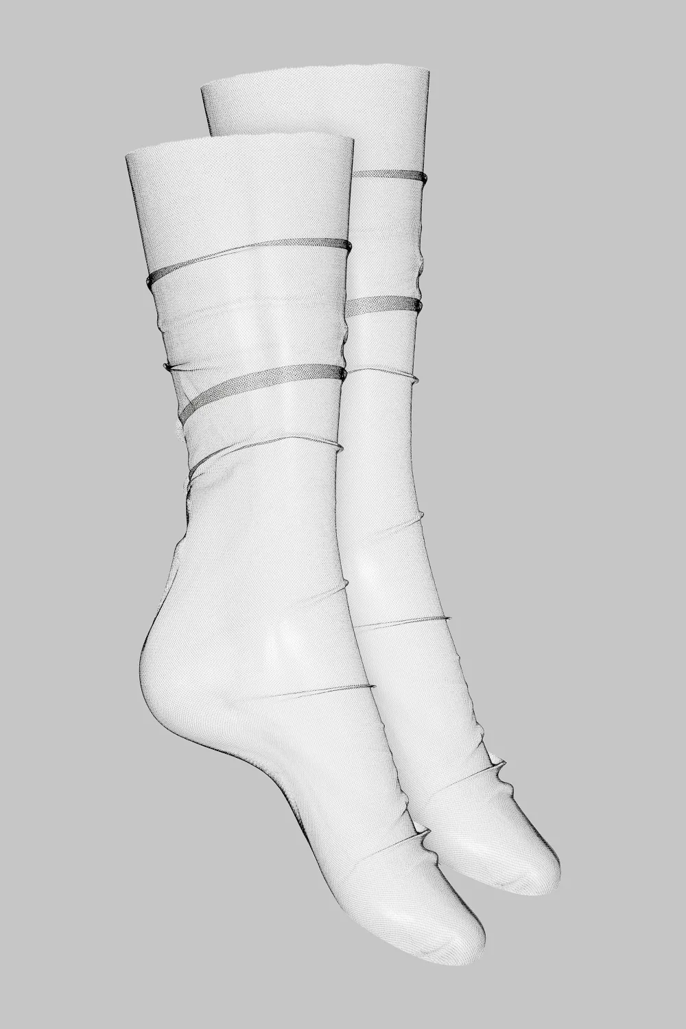 Maison Close LEGWEARChaussettes Tulle - Scandale x