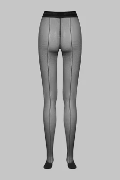 Maison Close LegwearCollant illusion résille Signature couture 25D