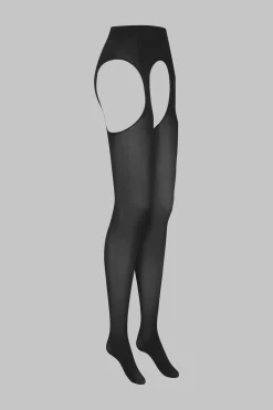 Maison Close LEGWEARCollant Ouvert Porte-jarretelles 70D - - Scandale x