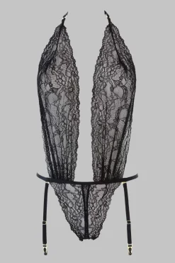 Maison Close Le Petit Secret DentelleBody string ouvrable