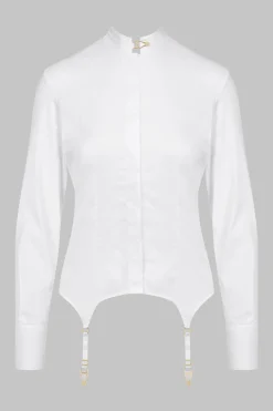 Maison Close Le Vestiaire014 Chemise porte-jarretelles