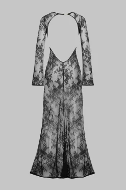 Maison Close Le Vestiaire030 Robe longue dentelle dos nu