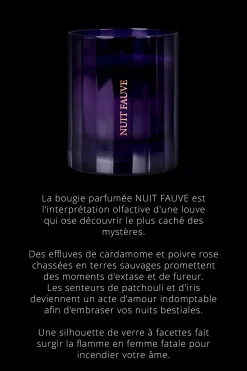 Maison Close Nuit FauveBougie d'ambiance notes Chyprées