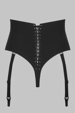 Maison Close Nuit InfinieTanga taille haute porte-jarretelle