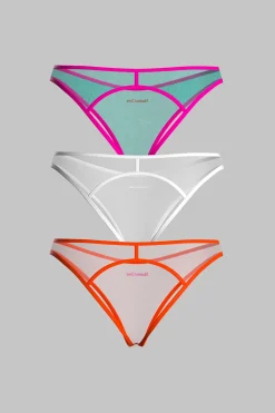 Maison Close PanoramaSet de 3 Culottes Ouvertes