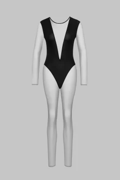 Maison Close Pure TentationCatsuit col V manches longues