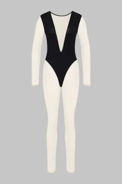 Maison Close Pure TentationCatsuit col V manches longues
