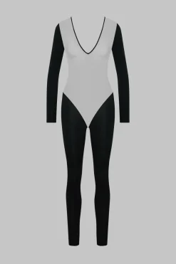 Maison Close Pure TentationCatsuit manches longues dos transparent
