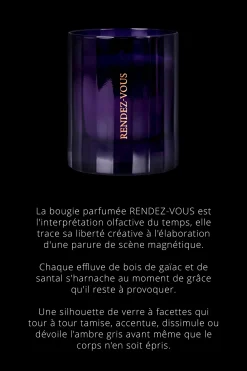 Maison Close Rendez-VousBougie d'ambiance notes Musquées