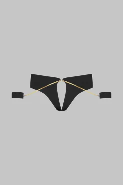 Maison Close Tapage NocturneTanga Ouvert Menottes Bijoux